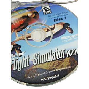 Microsoft Flight Simulator 2002 Professional Edition 3-Discs PC Game Only